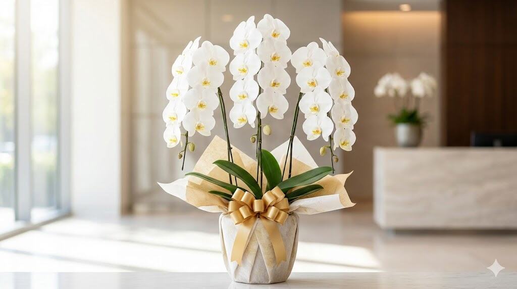 手渡し配送の胡蝶蘭イメージ